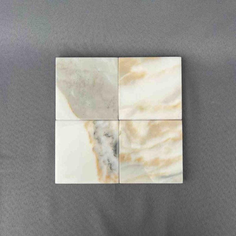 Coasters - White Marble (Set of 4)