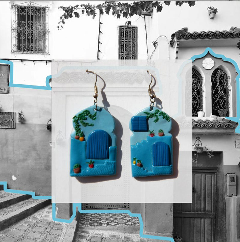 Chefchaouen Earrings