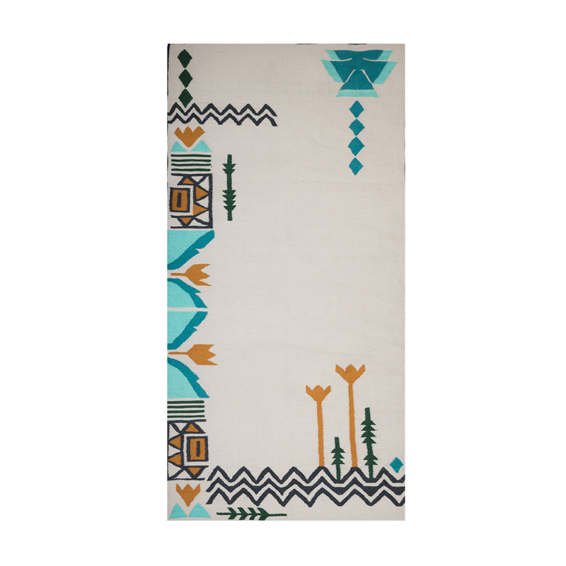 Doodles Handwoven Kilim Rug