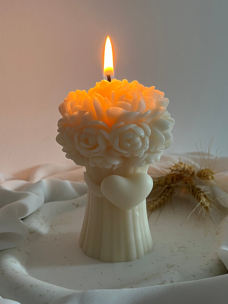 Rose Bouquet Candle