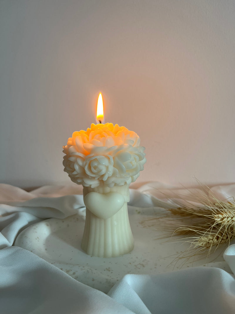 Rose Bouquet Candle