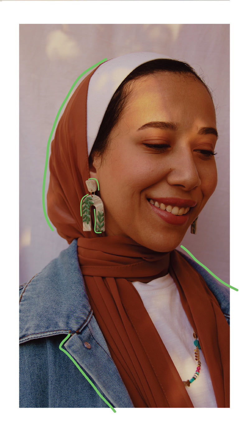 Sinai Olive Earrings