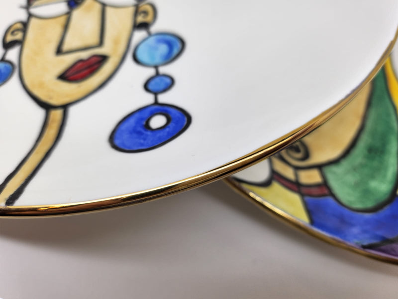 Kara Collection Porcelain Dinner Plate