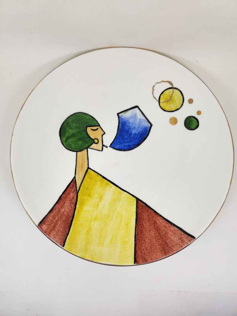 Kara Collection Porcelain Dinner Plate