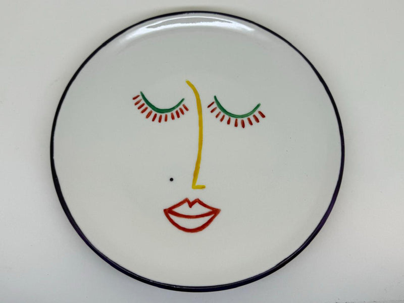 Faces Porcelain Cake plates