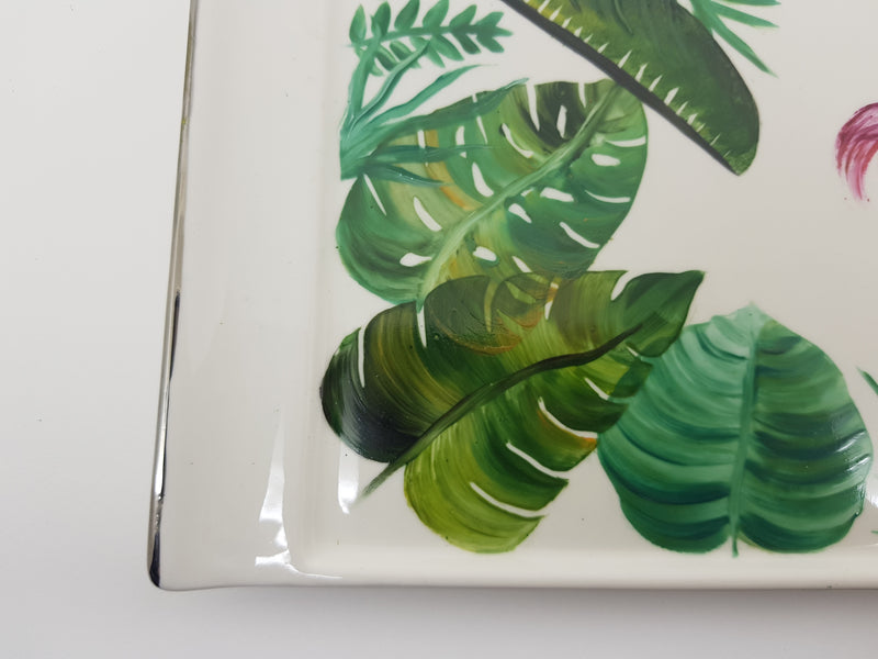 Hand Painted Tropical Tray