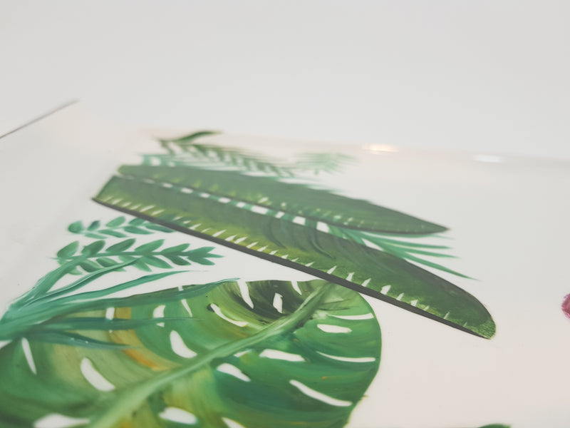 Hand Painted Tropical Tray