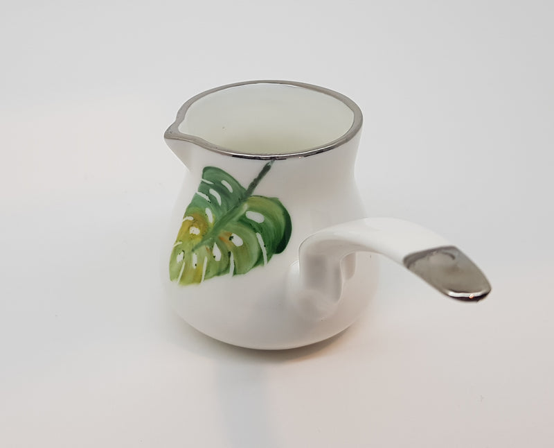 Hand Painted Tropical Coffee Pot