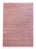 Handwoven Jute Fiber Bubblegum Rug