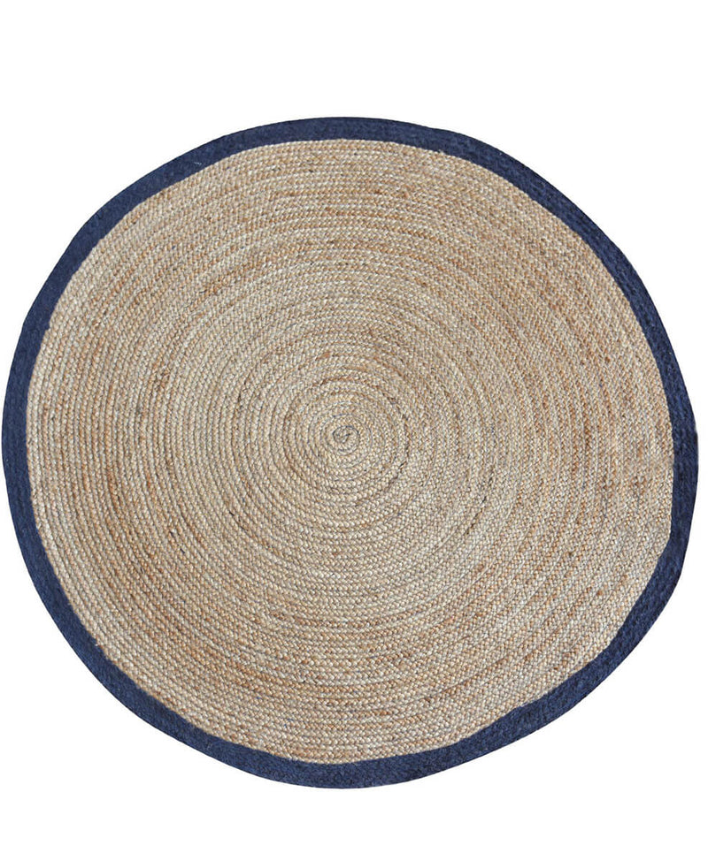 Handwoven Braided Jute Round Rug