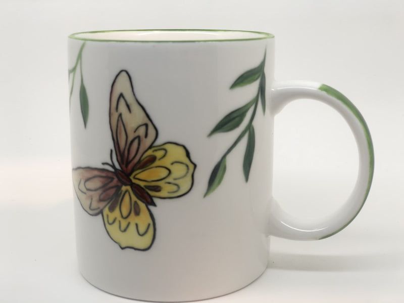 Hand Painted Tropical Mug