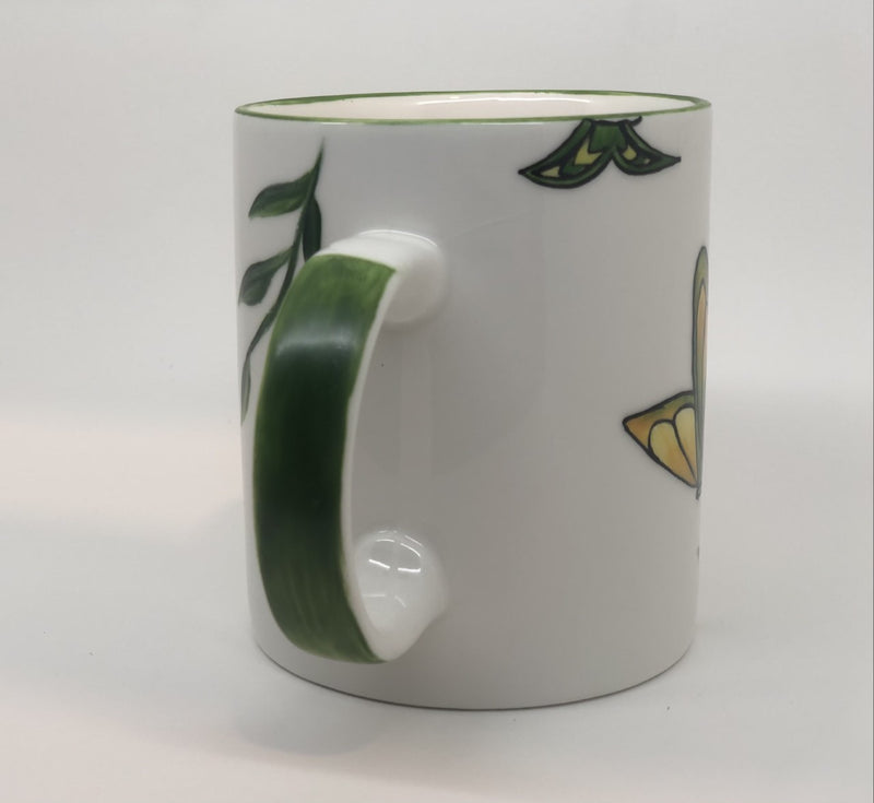 Hand Painted Tropical Mug