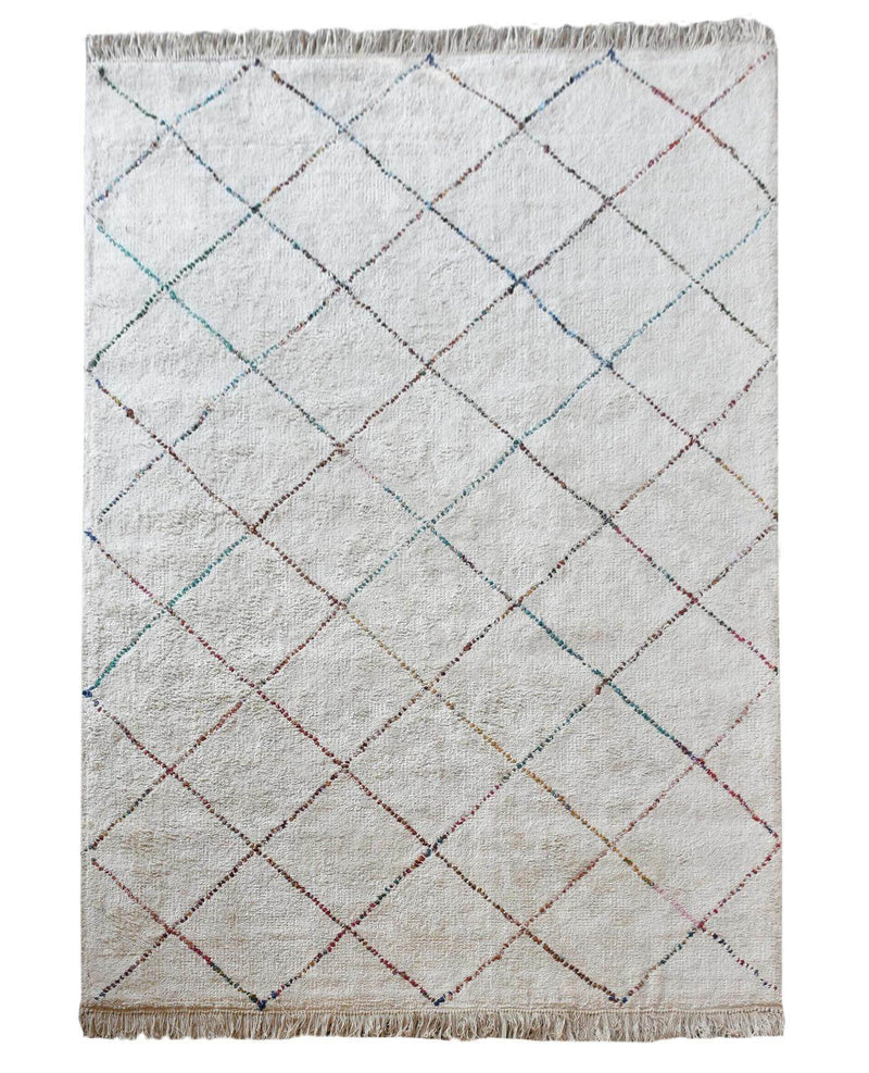 Handtufted Cotton Natural Multi Rug