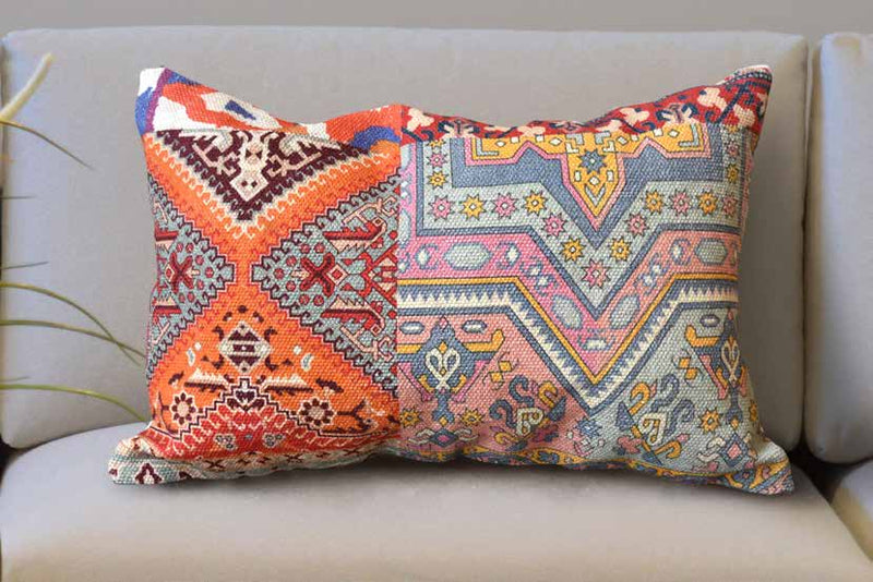 Handwoven Cotton Printed Pillow